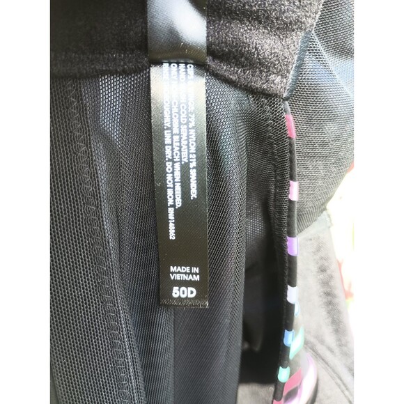 Women's Torrid 50D Bra Black Striped 3 Clasp Soft Intimates Underclothes - Picture 5 of 9